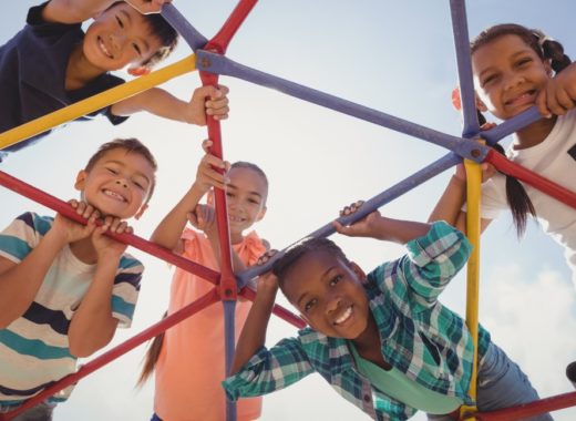 kids climbing dome