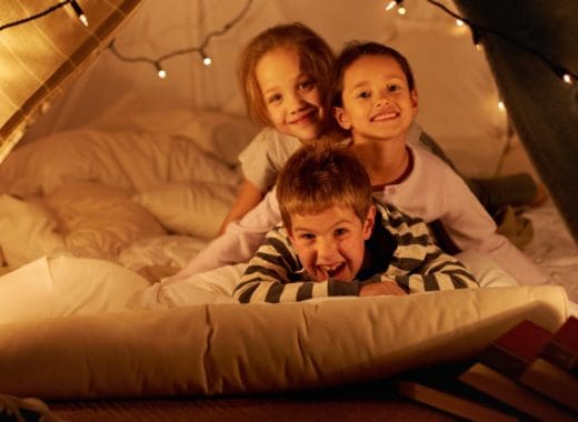 trampoline sleepover