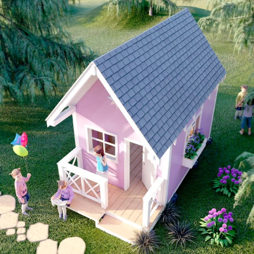 elevated playhouse building plans