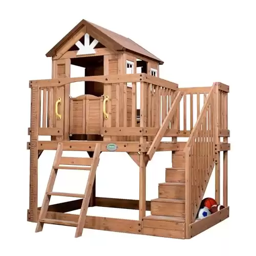 Backyard Discovery Scenic Heights Wooden Playhouse