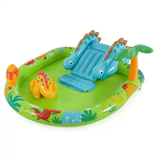 Intex Little Dino Inflatable Slide and Pool