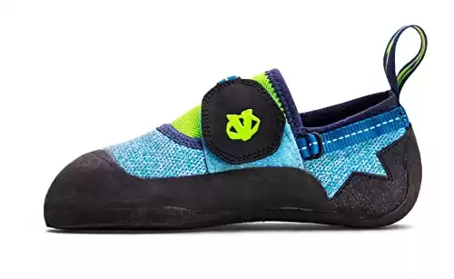 EVOLV Venga Climbing Shoe Kid s Blue/Neon Lime 3