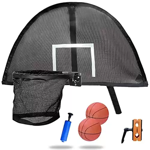 JumpTastic Trampoline Basketball Hoop