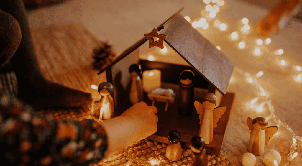 wooden nativity for toddlers