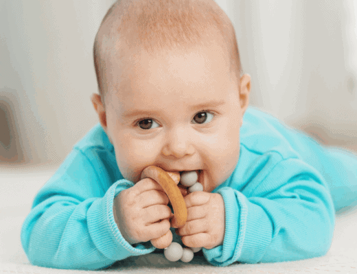 teether toy for 4 month old