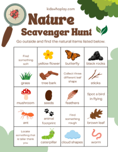 nature scavenger hunt