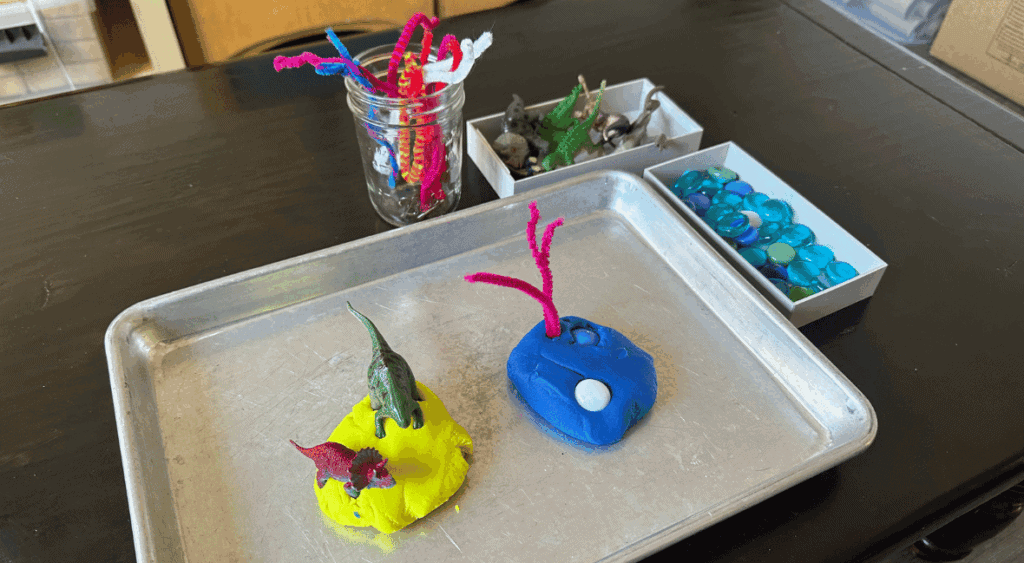 fine motor play dough activity