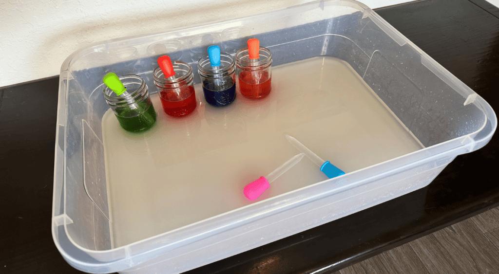 sensory bin for toddlers