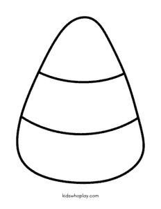 candy corn coloring page