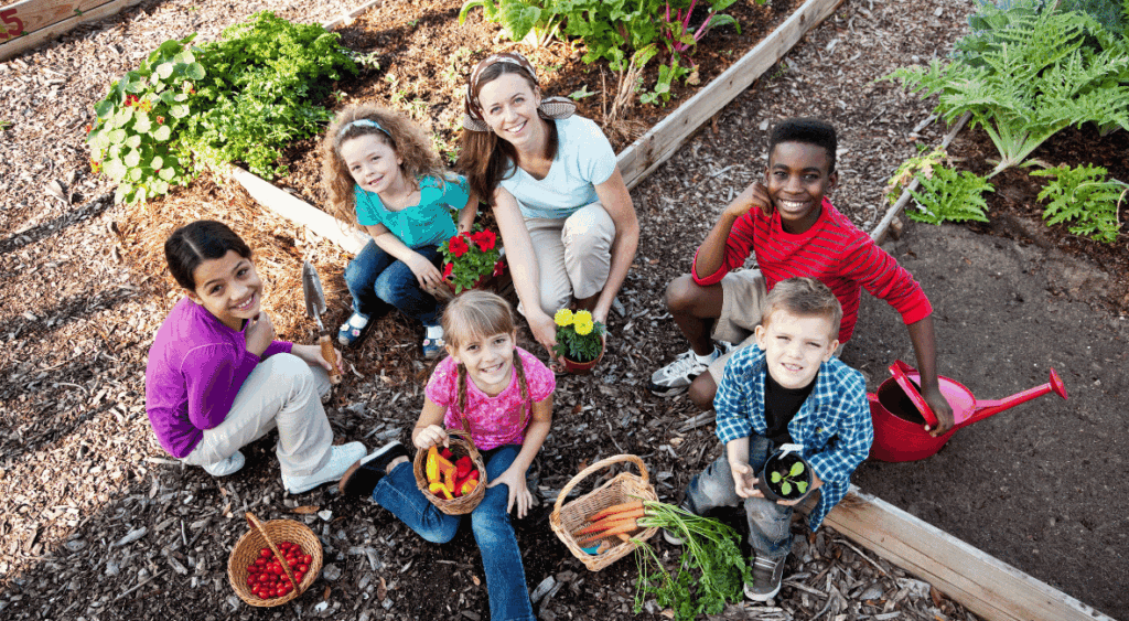 kids gardening