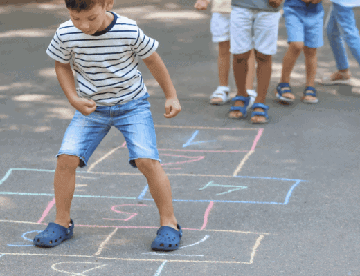 kids building balance and coordination
