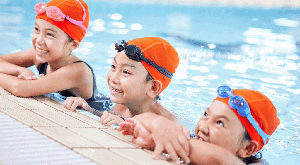 kids swimming
