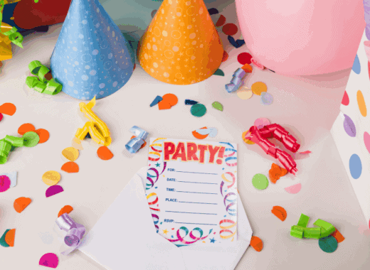 kids birthday party invitations
