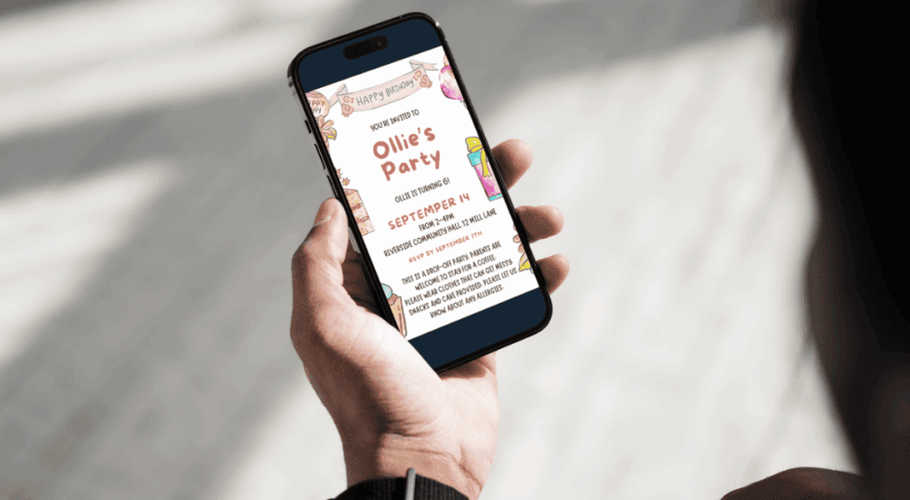kids party invitation