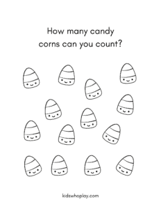 candy corn worksheet