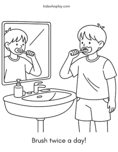 dental coloring page