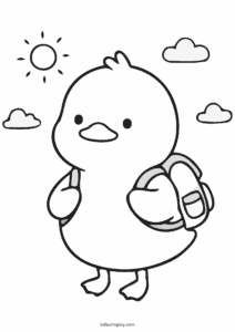back to school coloring page