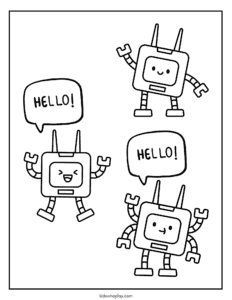 robot art for kids