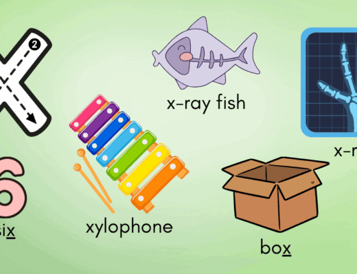 x words for kids
