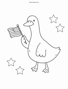 coloring page for 4th of july