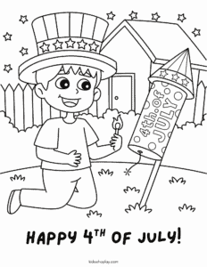 4th of july coloring sheet