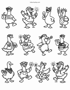 Independence Day coloring page
