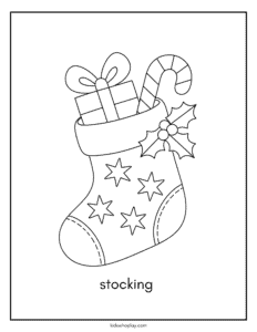 candy cane coloring sheet for kids