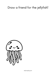 jellyfish coloring page