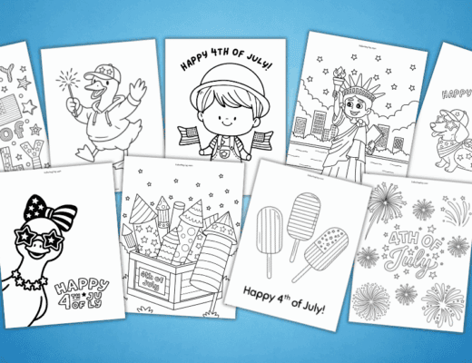 4th of July coloring pages