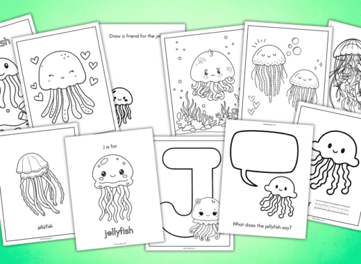 jellyfish coloring pages