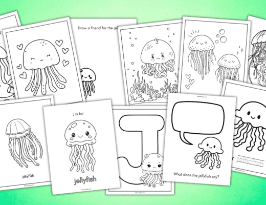 jellyfish coloring pages