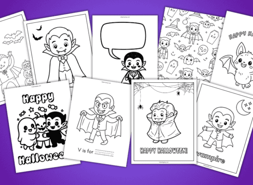 vampire coloring pages
