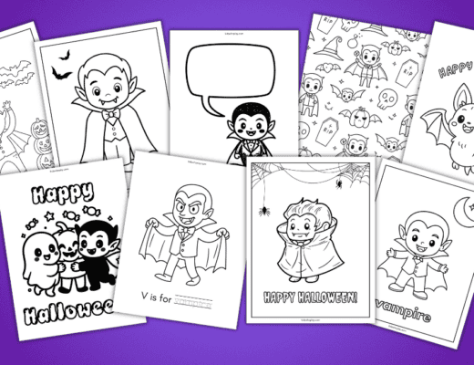 vampire coloring pages