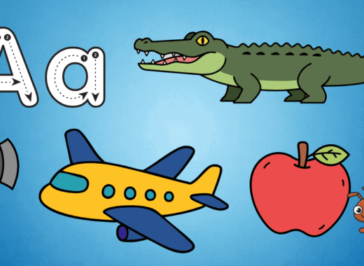 letter A words for kids