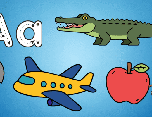 letter A words for kids