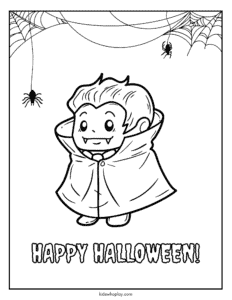 vampire coloring page