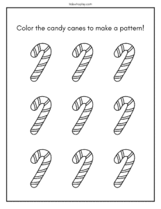 candy cane printable