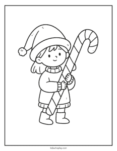 free candy cane printable for kids