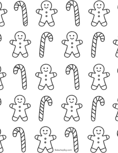 candy cane coloring printable