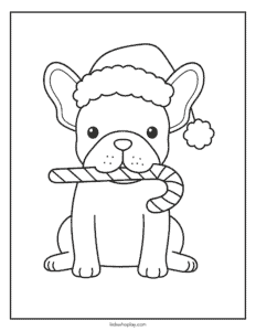 christmas coloring sheet