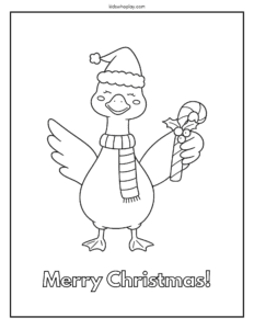christmas coloring sheet