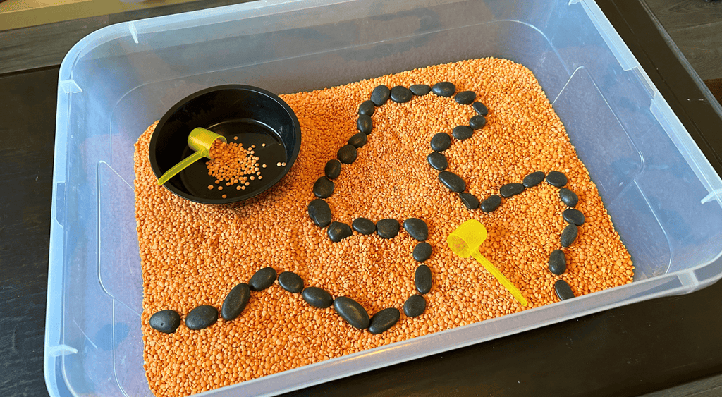 Halloween sensory bin