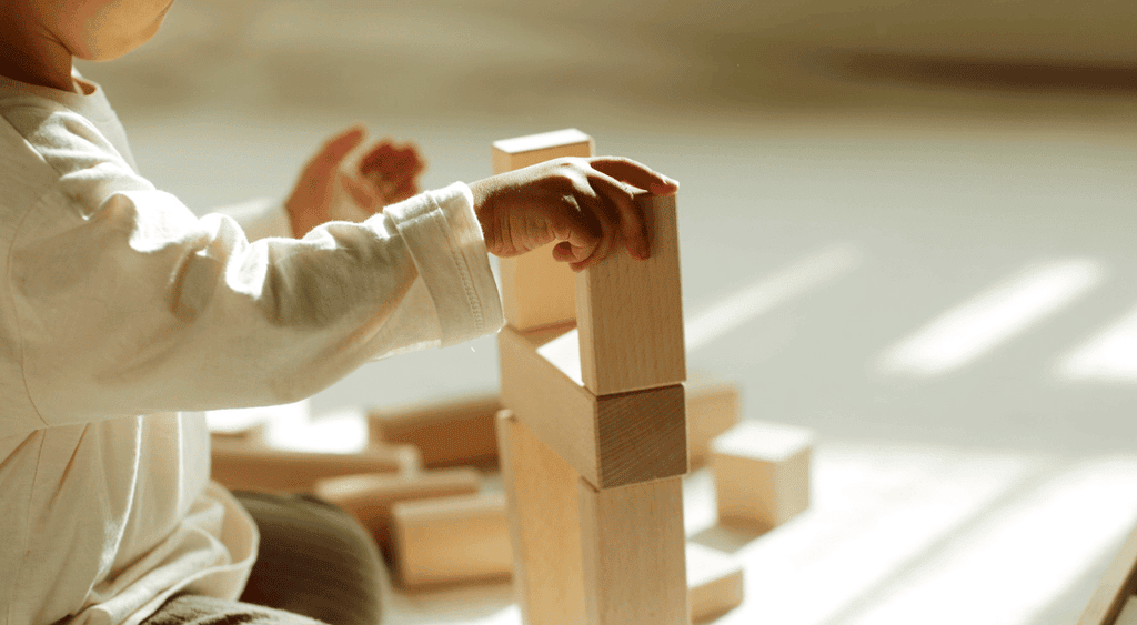 blocks as a screen free gift for kids