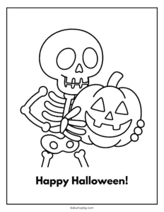 halloween coloring page