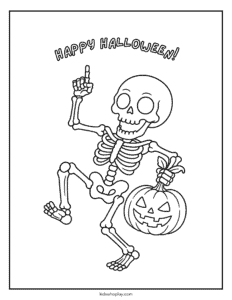 halloween coloring page