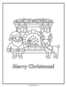 Christmas coloring sheet
