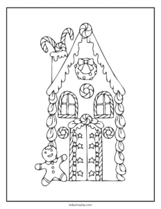 gingerbread house printable