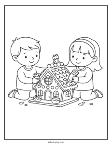 holiday coloring sheet