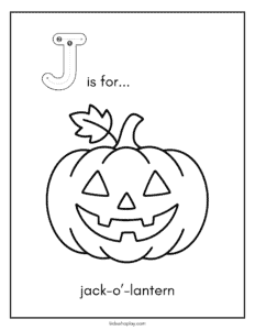 jack-o'-lantern coloring page