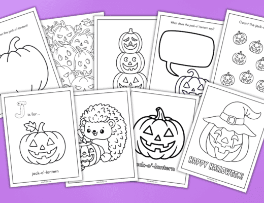 free jack o lantern coloring pages for kids